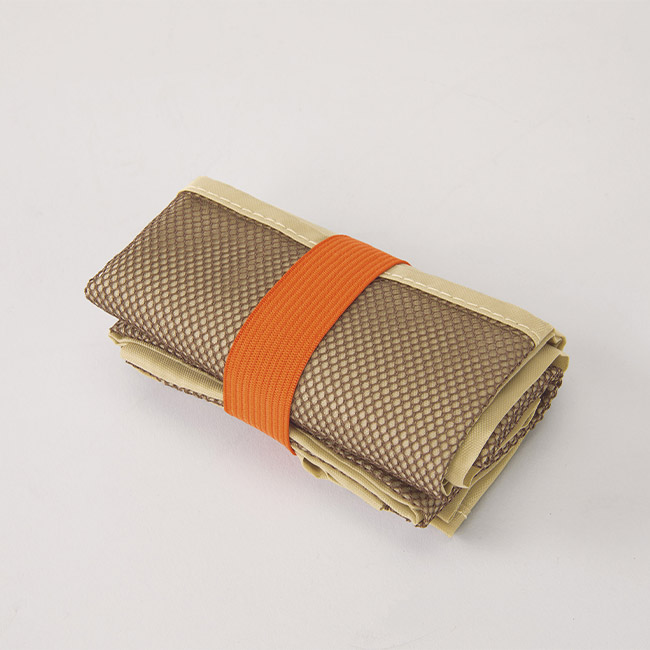 ミーロ／メッシュポケットエコバッグ（SNS-2700468）折りたたみ時