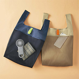 ミーロ／メッシュポケットエコバッグ