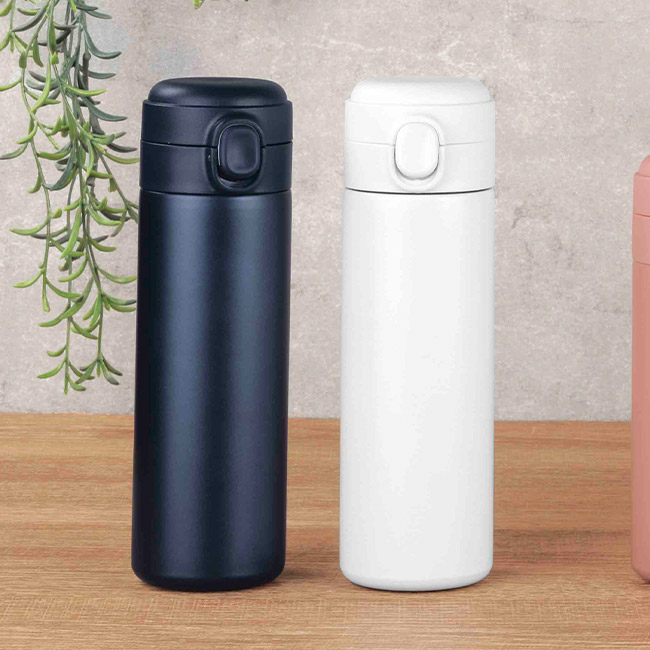 デイモ／ワンタッチ真空ステンレスボトル400ml（SNS-2700522）｜名入れ