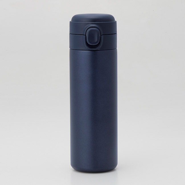 デイモ／ワンタッチ真空ステンレスボトル400ml（SNS-2700522）ネイビー
