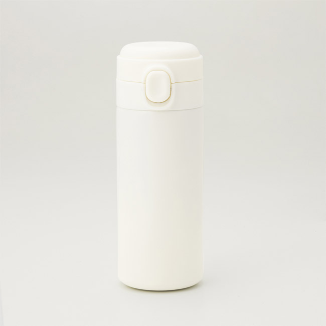 リート／ワンタッチ真空ステンレスボトル300ml（SNS-2700523）ホワイト本体