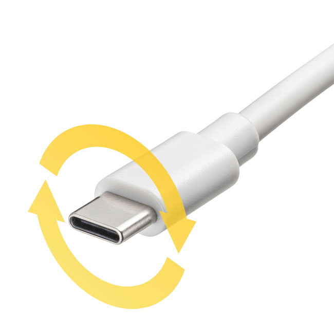 USB PD対応AC充電器（PD20W・TypeCケーブル一体型）（ACA-PD102W）USB Type-C