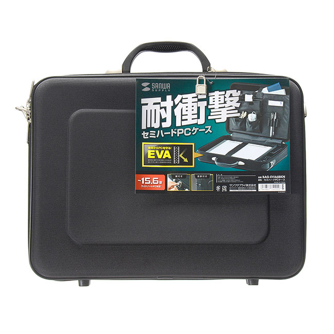 セミハードPCケース（16インチワイド・シングル・ブラック）（BAG-EVA6BKN）パッケージ