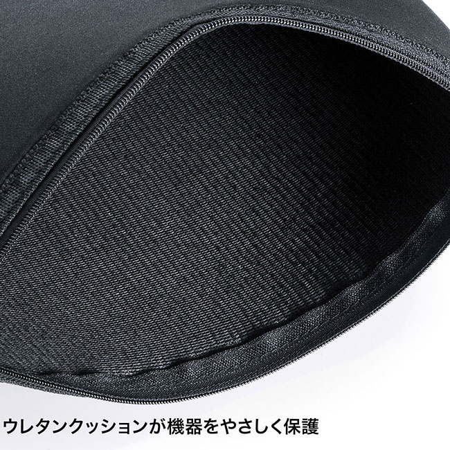 マルチクッションケース（ブラック）（IN-C7）ウレタンクッションが機器をやさしく保護