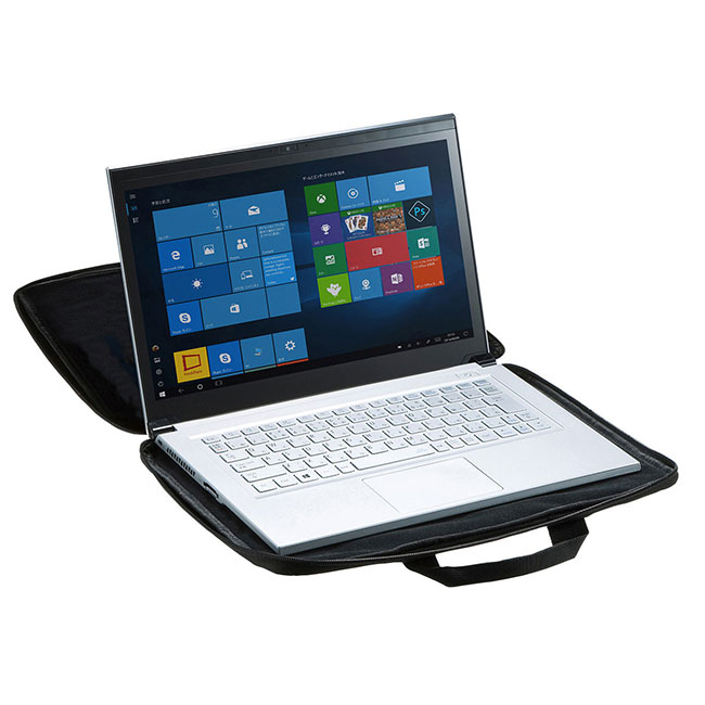 取っ手付きPCインナーケース（13.3インチワイド）（IN-GH13BK）使用イメージ