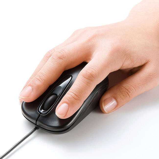 有線光学式マウス（MA-R）（MA-R115）操作イメージ