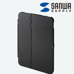 iPad 11インチ A16（2025）/第10世代iPad 10.9インチ用ハードケース（スタンドタイプ・ブラック）