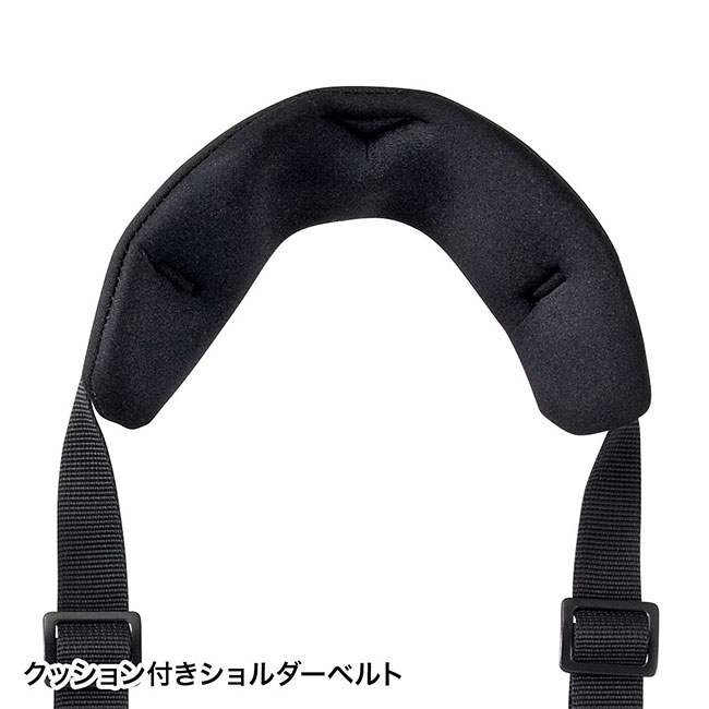 ショルダーベルト付き10.1インチタブレットPCケース（スタンド機能付き）（PDA-TAB4ST）クッション付きショルダーベルト