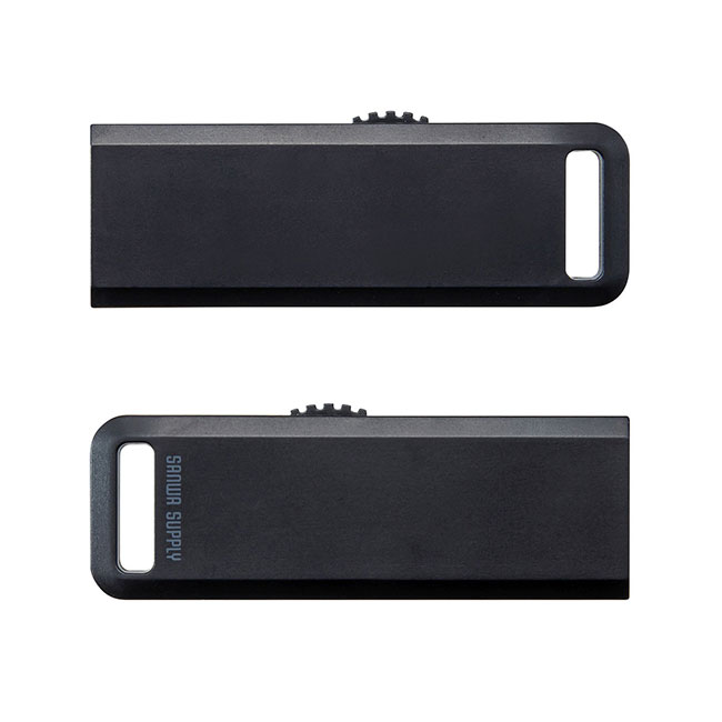 USB3.2 Gen1 メモリ 8GB（UFD-3SL8G）表面・裏面（ブラック）