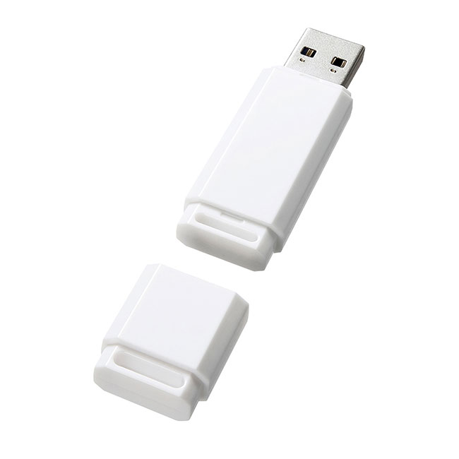 USB3.2 Gen1 メモリ（16GB）（UFD-3UML16GW）本体、キャップ（縦並び）