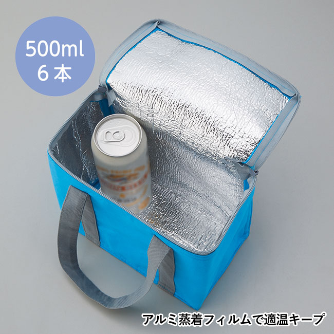 セルトナ・スクエアクールバッグ(sd155531-6)アルミ蒸着フィルムで適温をキープ