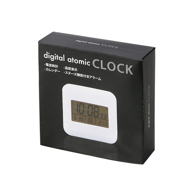 デジタル電波置き時計(sd171038)化粧箱