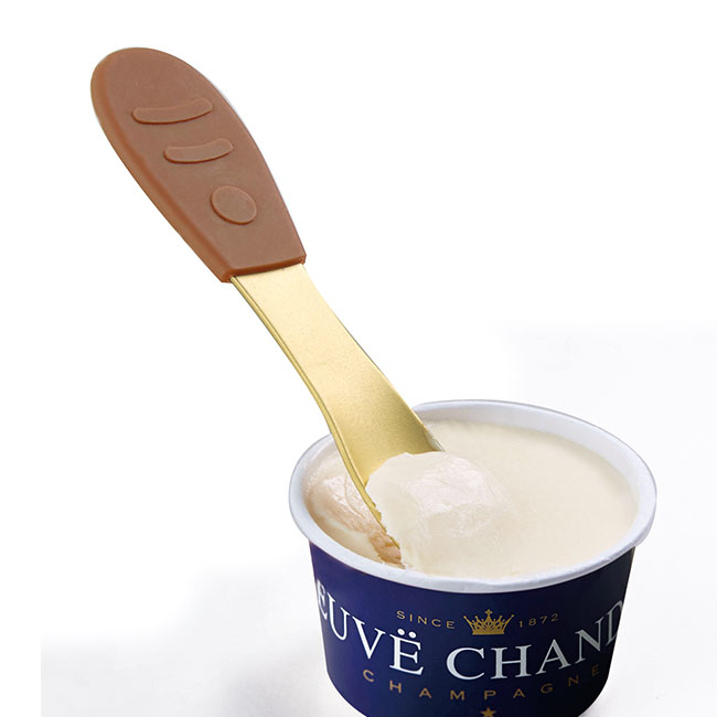 アイスクリームスプーン&バターナイフ（シリコンカバー付き）(sd171042)スプーン活用イメージ