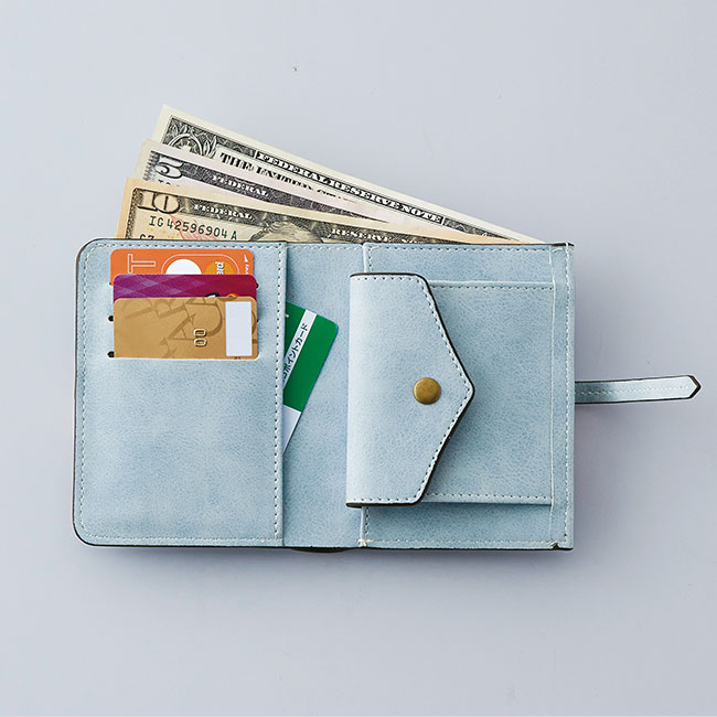 ラドゥール・ベルト付き折財布(sd185004)カード・お札と多数収納