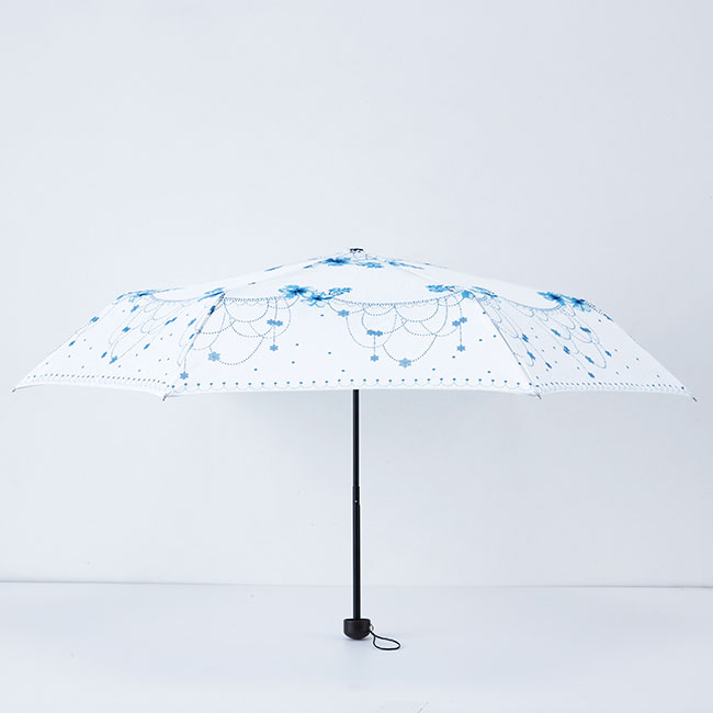 フラワリーチェーン・折りたたみ傘（sd191044）横イメージ