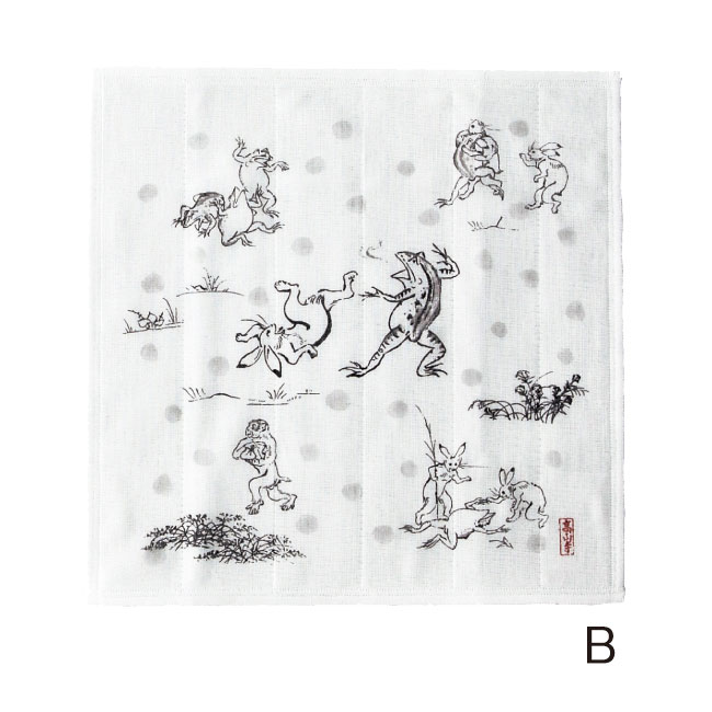 鳥獣人物戯画 七衣ふきん(sd195058)B