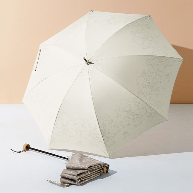 フローラルレース・晴雨兼用折りたたみ傘(sd201035)使用イメージ