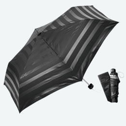 エンボスボーダー・晴雨兼用折りたたみ傘