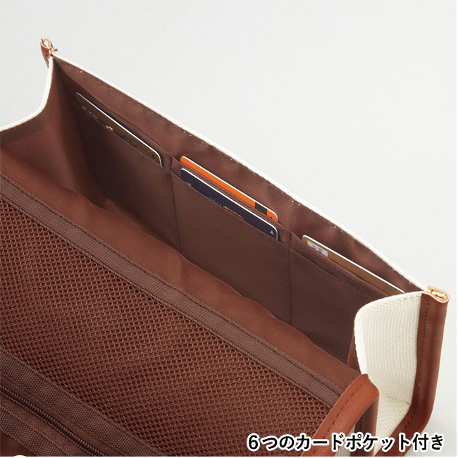 リノ・2スタイルショルダーバッグ(sd203001)6つのカードポケット付き