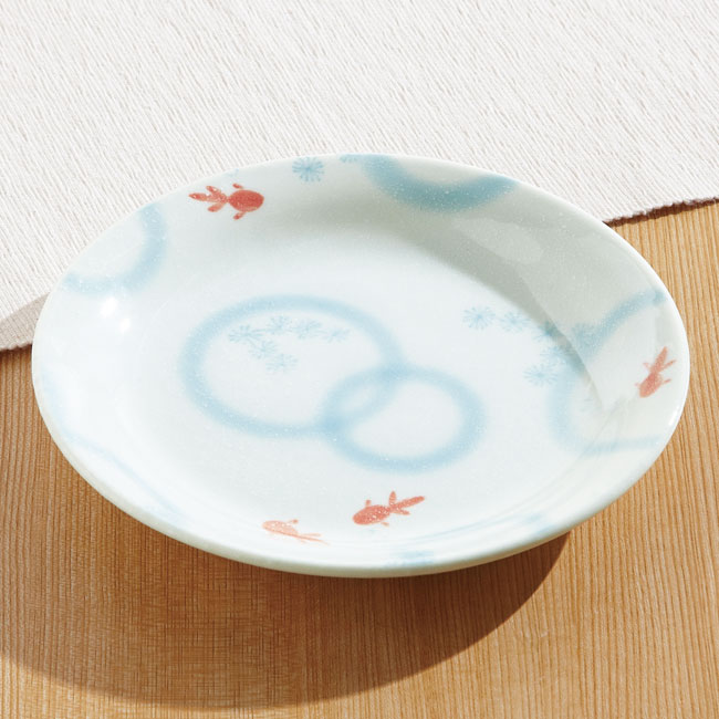 うわみ金魚 平皿(sd203041)
