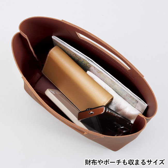 ベルノ・トートバッグ(sd205031)財布やポーチも収まるサイズ