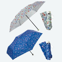 ボタニカルフラワー・晴雨兼用折りたたみ傘