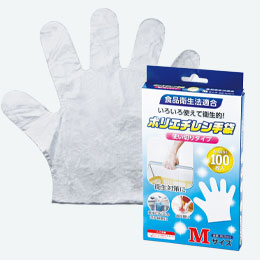 ポリエチレン手袋（Mサイズ）