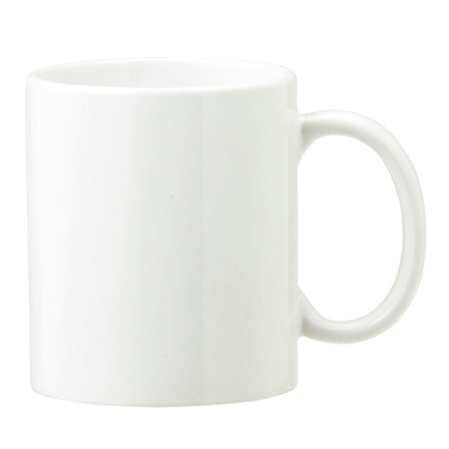スタイリッシュマグカップ（ホワイト）（SNS-0600268）無地本体イメージ