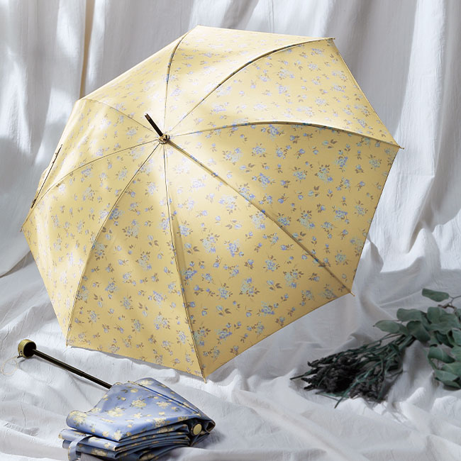 リラックスフラワー・晴雨兼用折りたたみ傘（SNS-0600297）全体イメージ