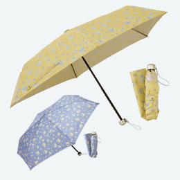 リラックスフラワー・晴雨兼用折りたたみ傘