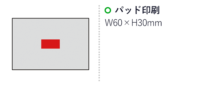 プラチナカラー・フェイスタオル＋ミニタオル2Pセット（SNS-0600430）名入れ画像　パッド印刷W60×H30mm