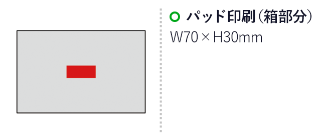 プラチナカラー・バスタオル（SNS-0600431）名入れ画像　パッド印刷W70×H30mm