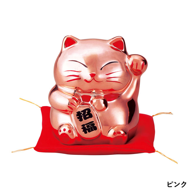金彩招き猫貯金箱（SNS-0600532）ピンク