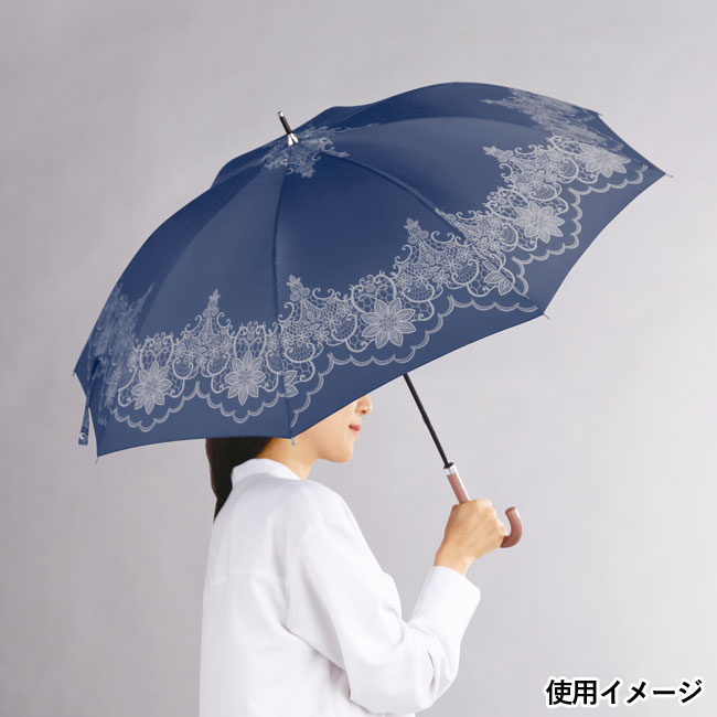 クラシックレース・晴雨兼用長傘（SNS-0600586）使用イメージ