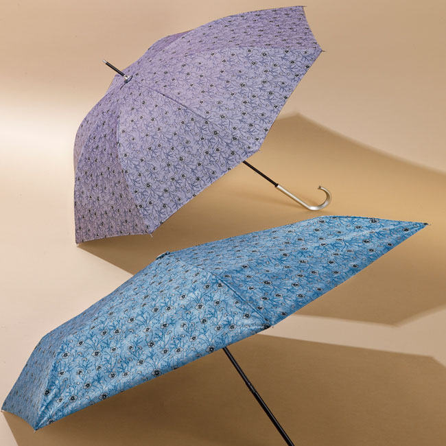 ファインフラワー・晴雨兼用長傘（SNS-0600593）繊細な小花柄