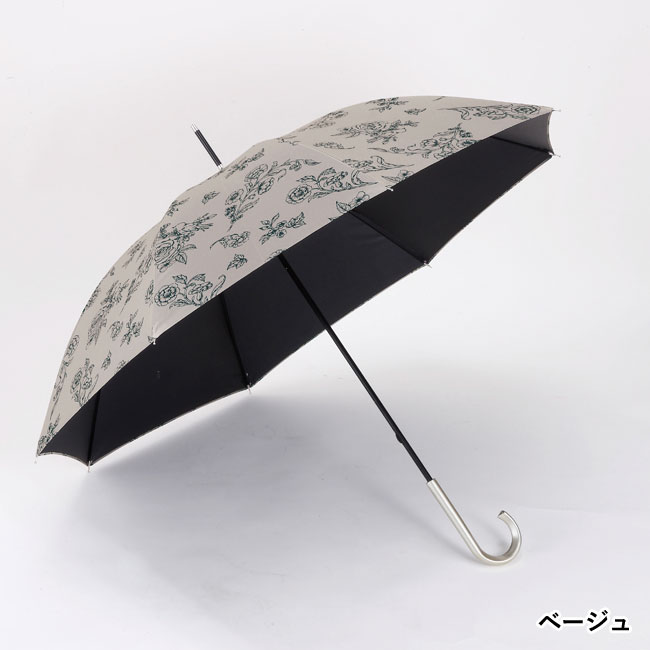 クラシックガーデン・晴雨兼用長傘（SNS-0600595）ベージュ