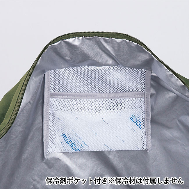 スペンザ・ソフト再生PETたためる保冷温ラージバッグ（SNS-0600635）保冷剤ポケット付き※保冷剤は付属しません