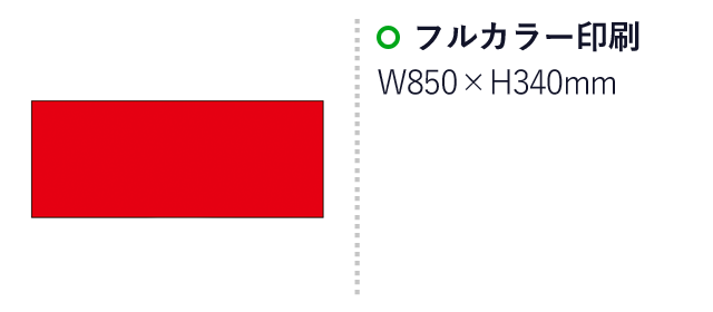 マイクロファイバー・フェイスタオル（SNS-0600686）名入れ画像　フルカラー印刷：W850×H200mm