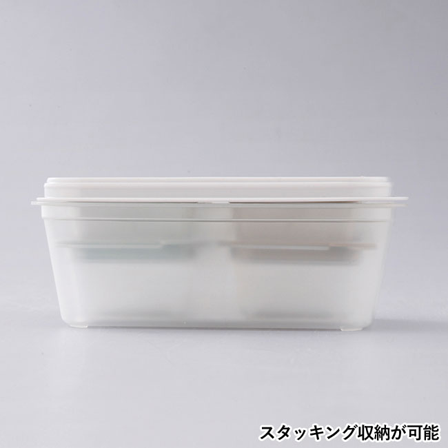 コンパクト収納 保存容器5Pセット（SNS-0600810）スタッキング収納が可能