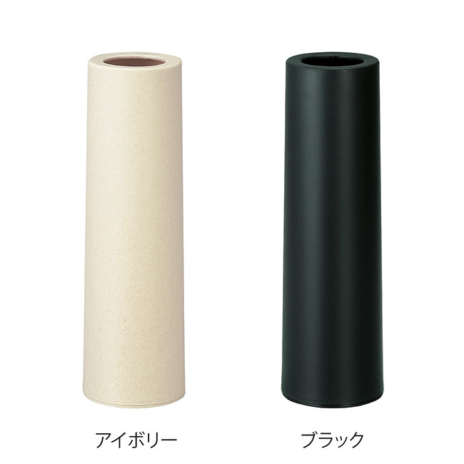 バンブーファイバー配合ティッシュインボトル（SNS-0601120）アイボリー、ブラック