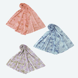 リュクレ シフォンフラワーストール