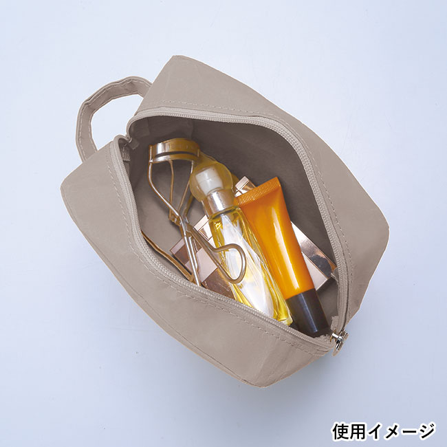 イークラフト・ウォッシャブルペーパースクエアポーチ（SNS-0601196）使用イメージ