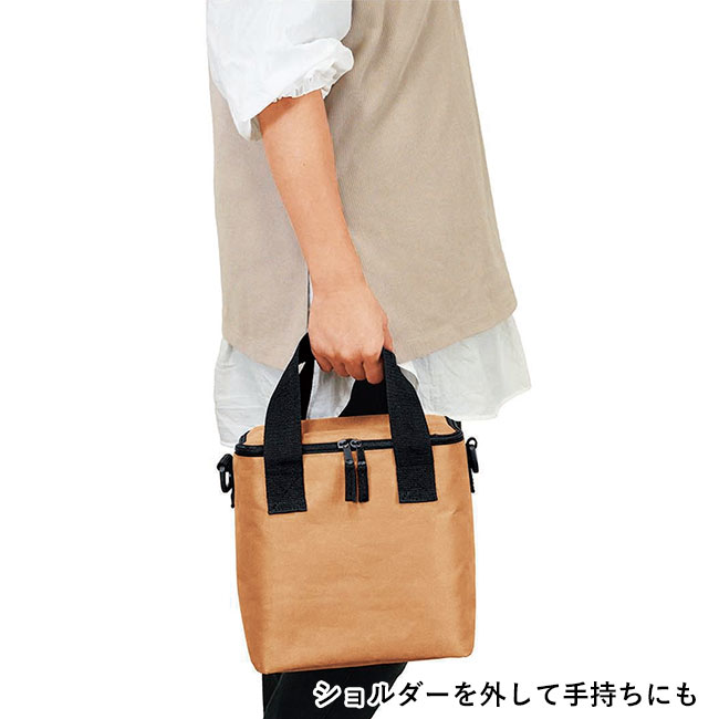 レジャーアンドライフ・保冷温2WAYボックスバッグ（SNS-0601205）ショルダーを外して手持ちにも