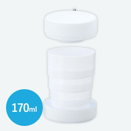 ピルケース付き折りたたみコップ