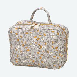 フィオリート・ハンドル付きキルティングオープンポーチ