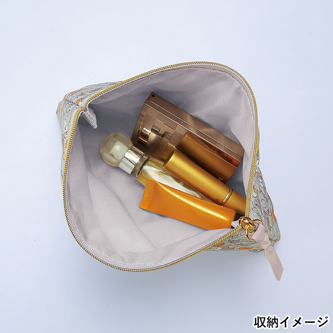 フィオリート・キルティングスリムポーチ（SNS-0601223）収納イメージ