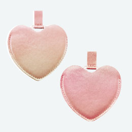 ハート型スリムプレートミラー