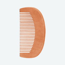 ナチュラルウッド・コンパクトコーム（ジッパーケース入り）