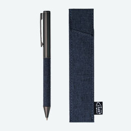 リサイクルPET生地使用ボールペン（ケース入り）