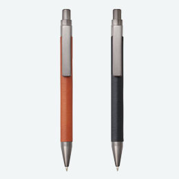 レザー調ボールペン